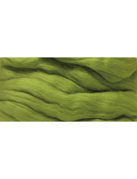 MERION ROVING TUFT, SUPER SMOOTH 50G GREEN