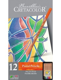 CRETACOLOR FINE ART PASTEL METAL BOX 12 pcs