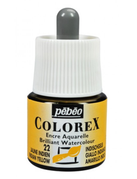 WATERCOLOR INK COLOREX 45ML INDIAN YELLOW