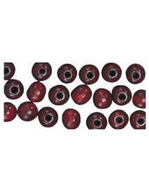 Wooden beads 10mm reddish-brown 60τεμ