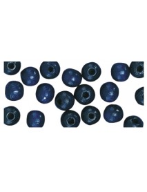 Wooden beads 12mm dark blue 35 pcs.