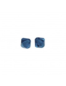 Swarovski polished beads crystal, midnight blue, 4 mm, box 50 pcs.