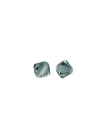 Swarovski polished beads crystal, smoke topaz, 4 mm, box 50 pcs.